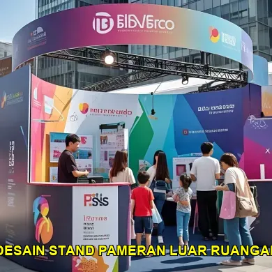desain stand pameran luar ruangan